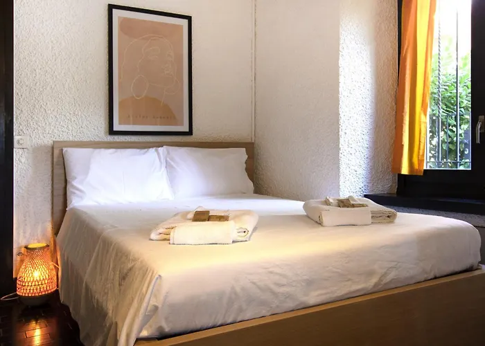 La Castignola Con Vista Di E Giardino Condiviso * Λουγκάνο